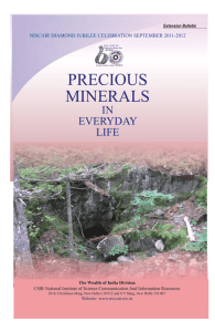precious minerals