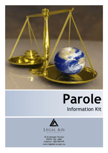 Parole Information Kit