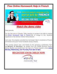 Free Online Homework Help in French Watch the demo video