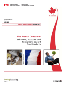 The French Consumer - Behaviour, Attitudes and Perceptions