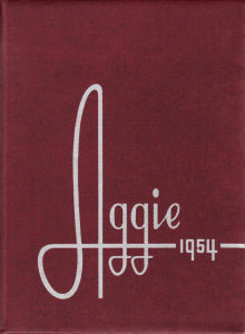 Aggie 1954 - Yearbooks
