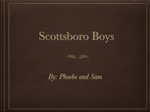 Scottsboro Boys - San Domenico School