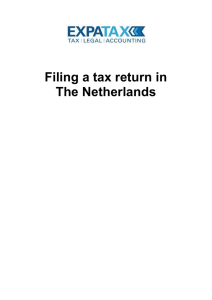 Filing a tax return in The Netherlands
