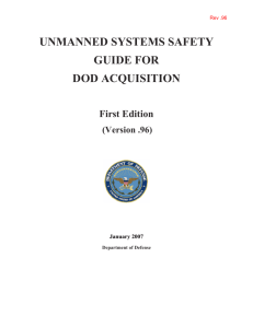 Unmanned Systems Safety Guide - National Defense Industrial
