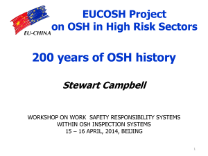 200 years of OSH history