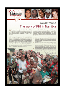 FHI Namibia Programs