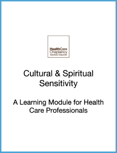Cultural & Spiritual Sensitivity -- A Learning Module for