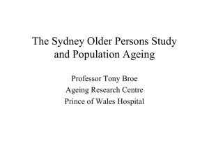 SOPS and population ageing