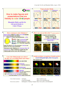 Color-blind simulator VisCheck http://vischeck.com/ ColorField