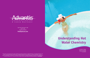 Hot Water Chemistry book - The Association of Pool & Spa
