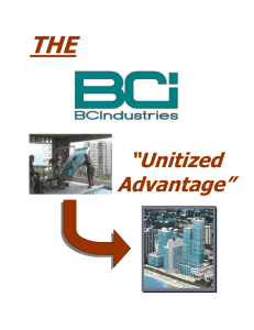 The BCIndustries Unitized Advantage