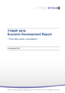 TYNDP 2016 Scenario Development Report - ENTSO-e