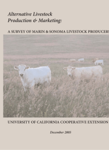 Alternative Livestock Production & Marketing
