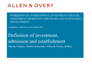 Yacine Francis - Investment Policy Hub