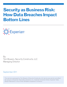 Security as Business Risk: How Data Breaches Impact