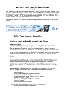 Notice for Young Drummers Competition