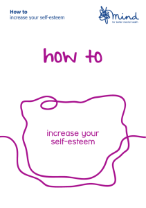 increase your self-esteem
