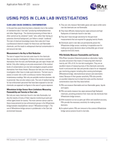 Application Note 220 Using PIDs In Clan Lab Investigations