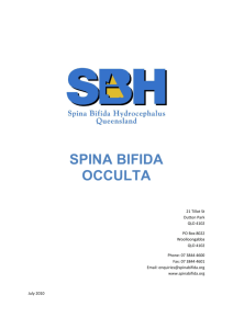 Spina Bifida Occulta - Spina Bifida Hydrocephalus Queensland