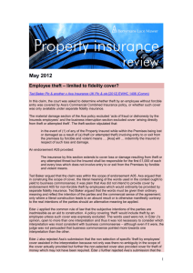 Property insurance review 21