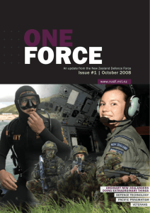 One Force - New Zealand Defence Force