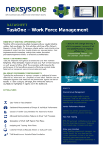 Task-one – work force management