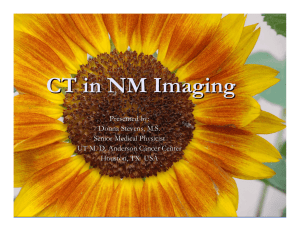 CT in NM Imaging