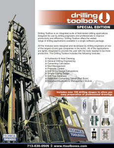 drilling toolbox - Technical Toolboxes