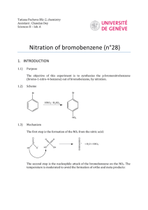 Nitration of bromobenzene (n°28)