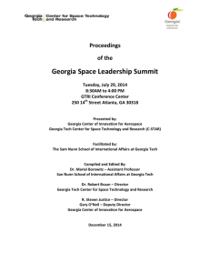 Proceedings of the Georgia Space Leadership Summit