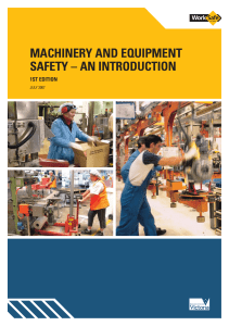 Machinery and Equipment Safety - An Introduction