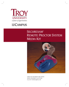 Securexam® Remote Proctor System