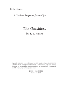 Outsiders, The - english-b