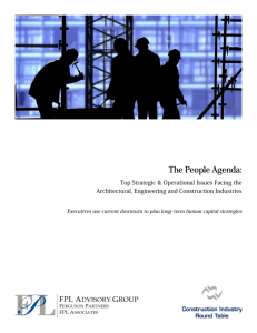 The People Agenda - Construction Industry Round Table