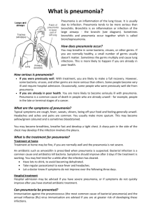 What Is Pneumonia