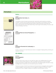 Horticulture - ITCS Instructional Materials, University of Illinois