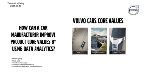 Volvo Cars - Telematics Valley