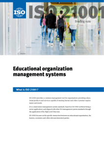 Educational organization management systems