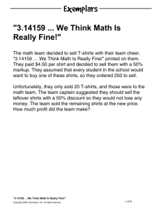3.14159 We Think Math Is Really Fine!