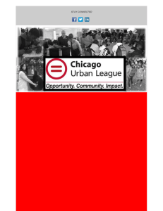 stay connected - Chicago Urban League