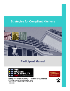 Participant Manual Strategies for Compliant Kitchens