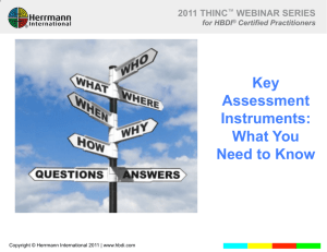 Key Assessment Instruments: What You Need to Know