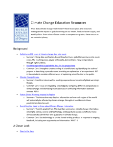 Climate Change Education Resources