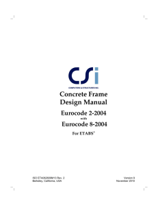 Concrete Frame Design Manual