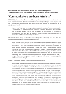 Communicators are born futurists