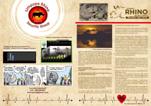 LRSG Newsletter June - Limpopo Rhino Security Group