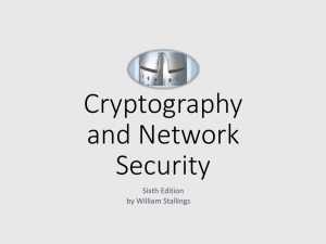 William Stallings, Cryptography and Network Security 6/e