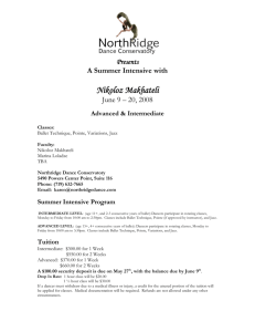 Nikoloz Makhateli - Northridge Dance Center