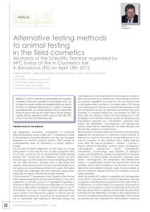 Alternative testing methods to animal testing in the