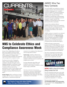 NNS to Celebrate Ethics and Compliance Awareness Week